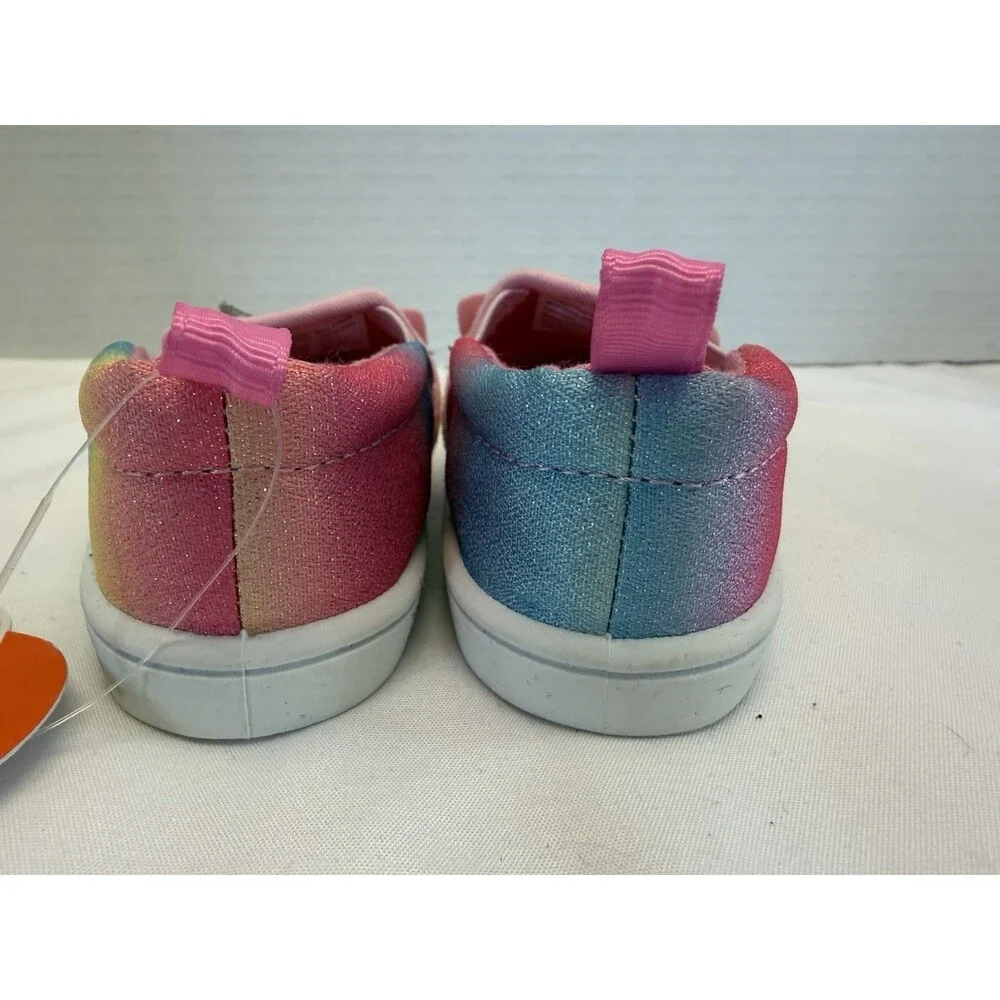 Wonder Nation Infant & Toddler Girl’s 3D Cat Critter Slip-on Shoe, Size 3 New